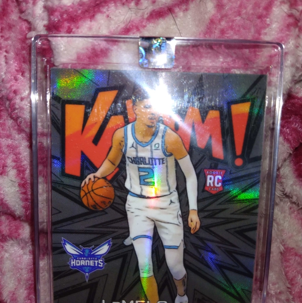 Lamello ball super rare legacy kaboom rookie sealed sticker Hanes all state rare